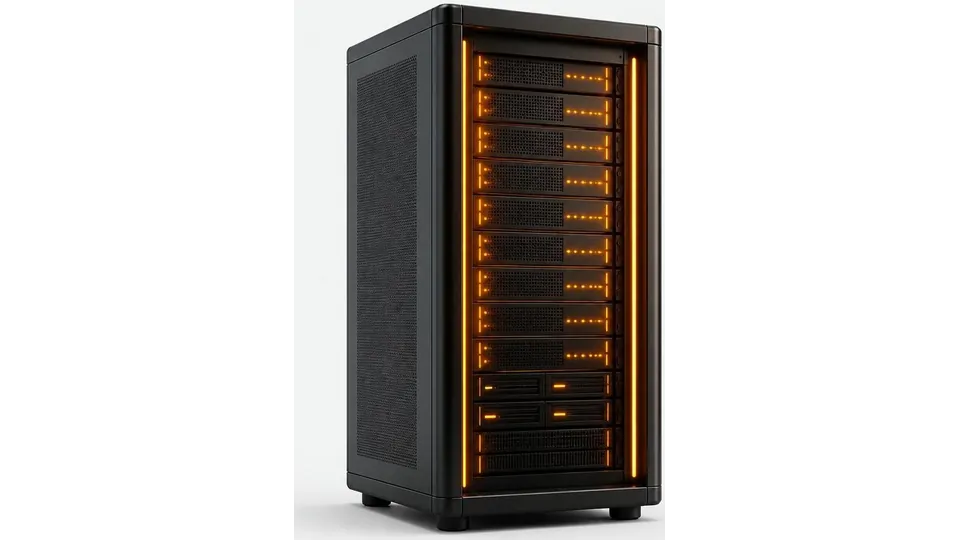 Dedicated server rack illustration — bare metal servers